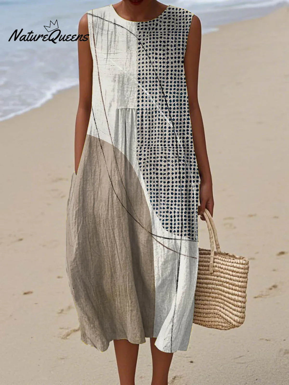 Noémie | Abito Artistico Asimmetrico