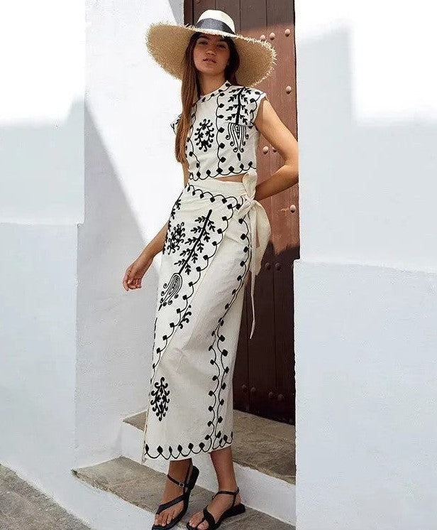 Barella™ | Completo Stampato Elegante