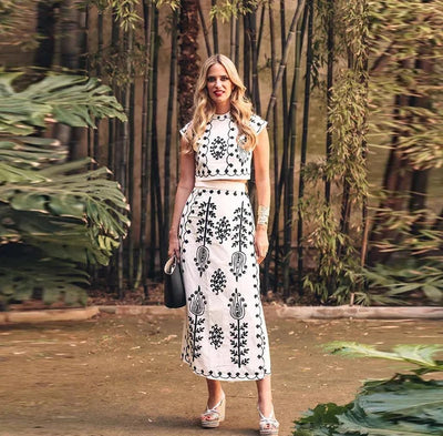 Barella™ | Completo Stampato Elegante