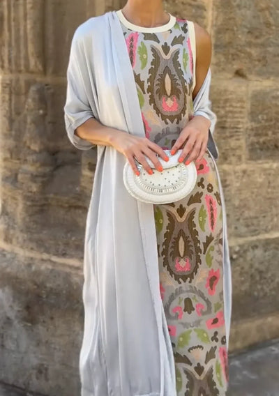 Bella - Completo di due pezzi con timbri in stile urbano 