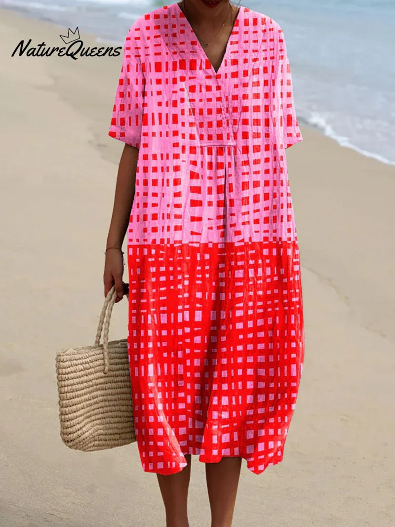 Ruby | Abito a Quadri Audace